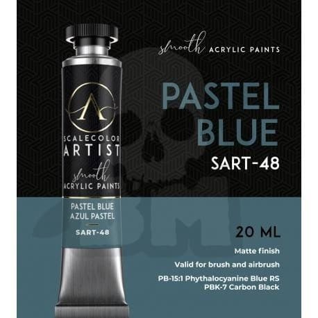 SART-48 Skala Farve Kunst Pastel Blå