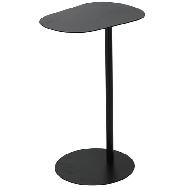 Sort metal sidebord 35xh53 cm