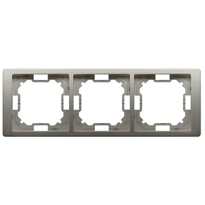 3-faldig ram - universell horisontell och vertikal, satin, basic neos