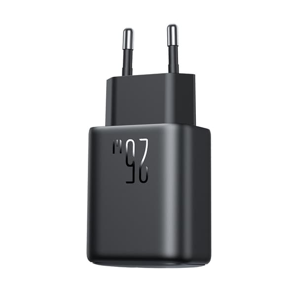 USB-C 25W SFC PPS PD -seinälaturi - musta
