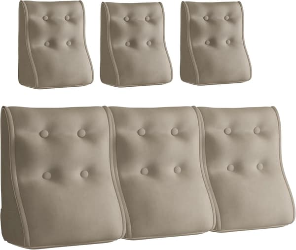 Ergonomisk kudde i sammet - Kamel Ergonomisk kudde i sammet - Kamel 40 cm