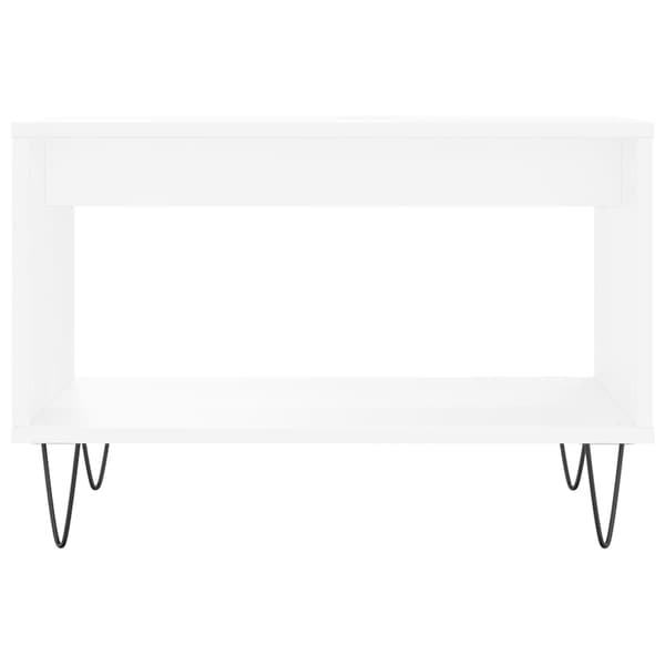 vidaXL Soffbord, Vitt, 60x50x40 cm, Träbaserat Material