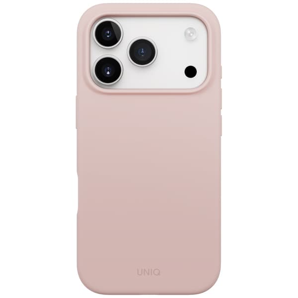 UNIQ Lino MagSafe-etui til iPhone 17 Pro, lyserød