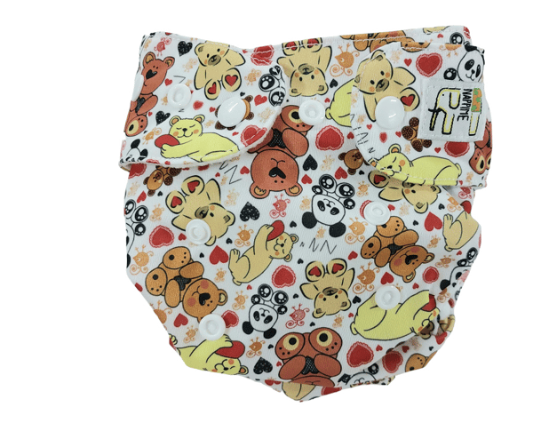 Coolmax Bears NappiMe Mini Pocket Vaskbare Bleer