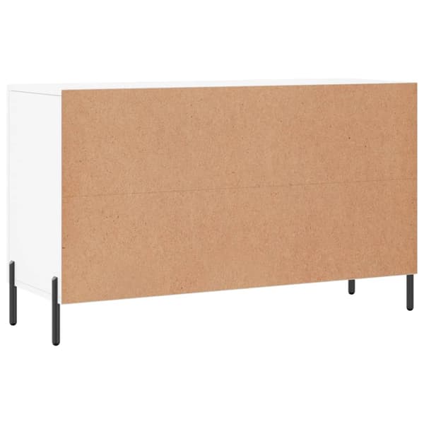 vidaXL Byrå, vit, 100x36x60 cm, träbaserat material