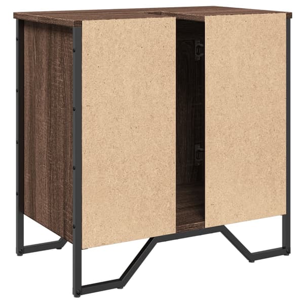 vidaXL håndvaskskab brun eg 60x35x60 cm