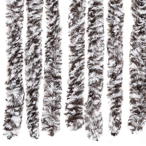 vidaXL Flugnät brun beige 90x200 cm chenille