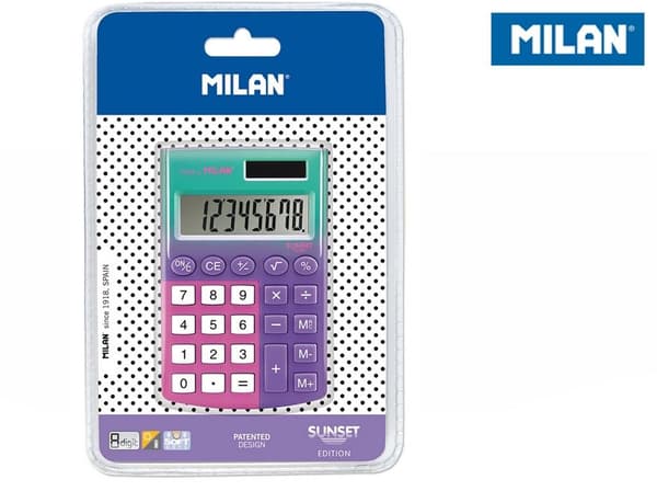 Pocet 8-positions kalkylator MILAN