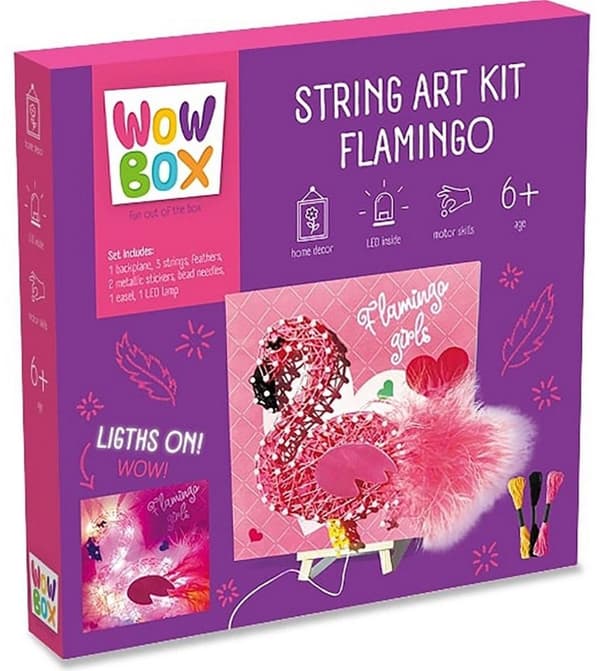 Wow Box. Flamingo Strengesæt