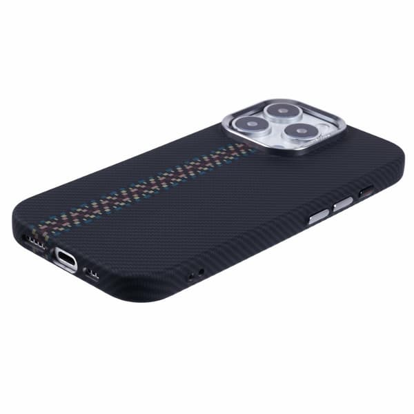 iPhone 15 Pro Max cover, kulfiber MagSafe, sort