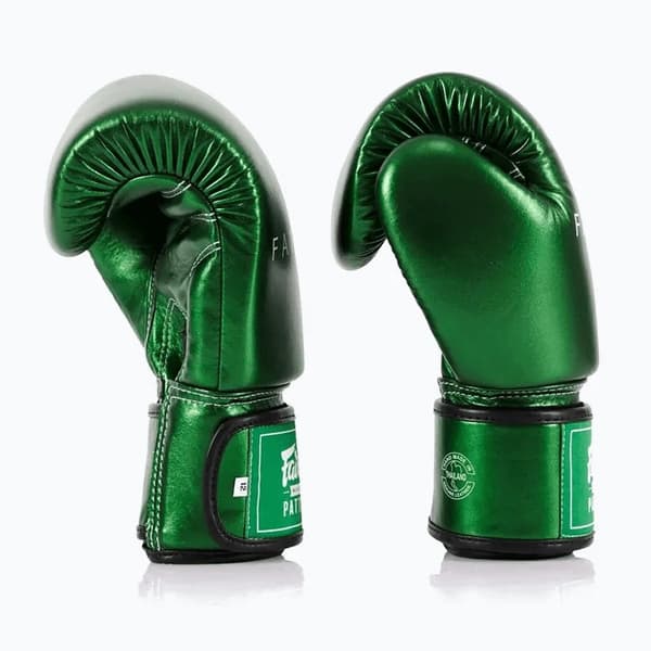 Fairtex Metallic Boxningshandskar 12OZ Gröna