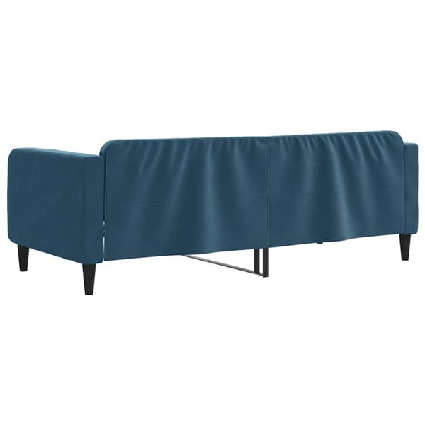 vidaXL Bäddsoffa blå 90x200 cm klädd i sammet
