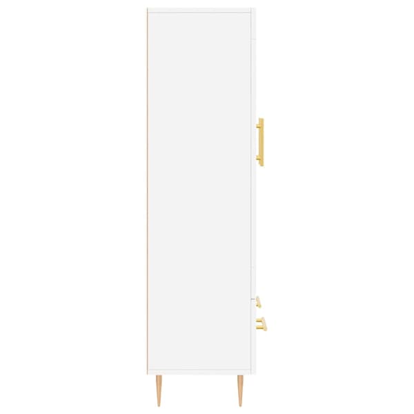 vidaXL Högskåp vit 69,5x31x115 cm träbaserat material
