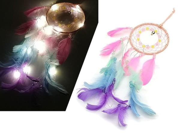 Drömfångare med LED-ljus 45x16x13,5cm