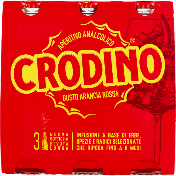 Rosso alkoholfri aperitifdrink 3x175 ml - Crodino