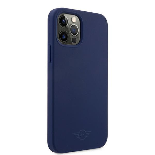 Tone On Tone Mini Silikone Etui til iPhone 12/12 Pro, Marineblå