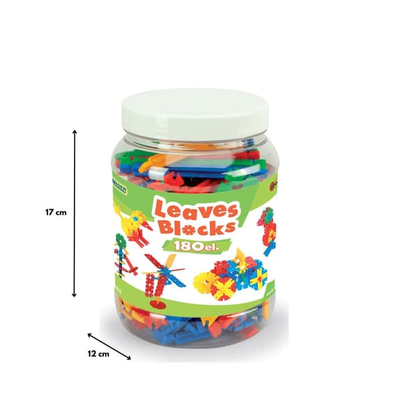 Lehtiblokkeja purkissa 180 kpl.