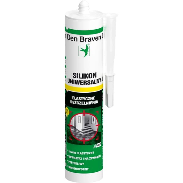 DEN braven Universal Silikone Hvid 280ml 1001-U