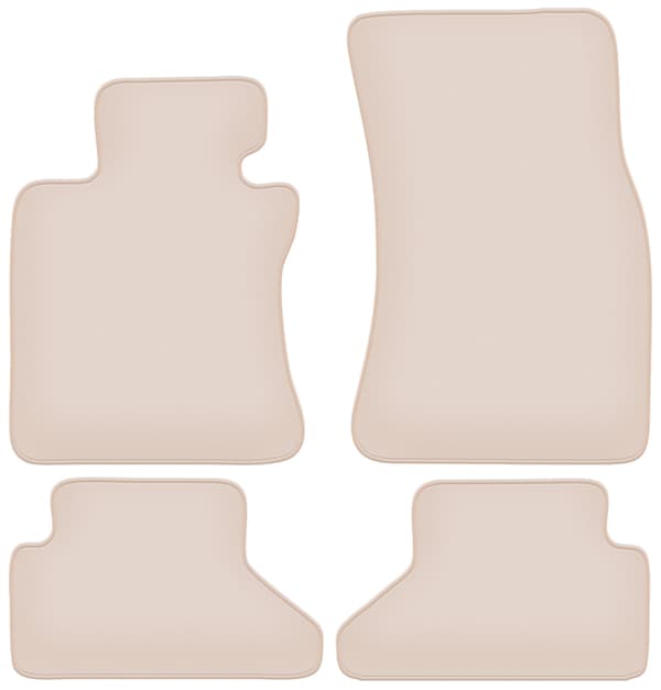 PREMIUM beige gulvmåtter til: BMW 6 E63 coupé 2003-2010