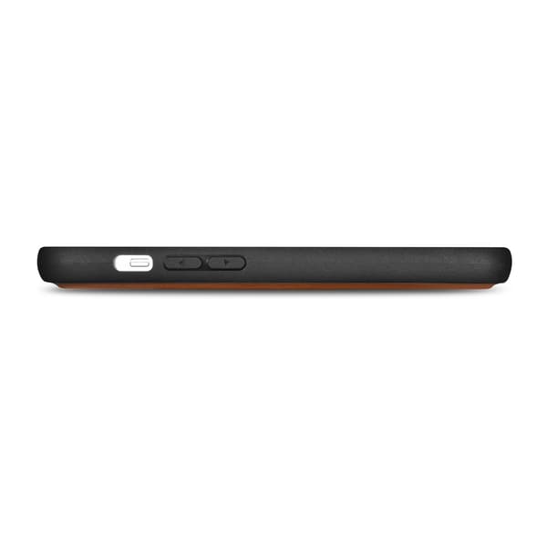 2-i-1 Läderfodral iPhone 14 Anti-RFID Plånboksfodral Brunt