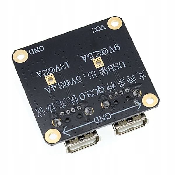 Rosfix 2-kanals spændingsomformer oplader 2.0 3.0 USB step-down