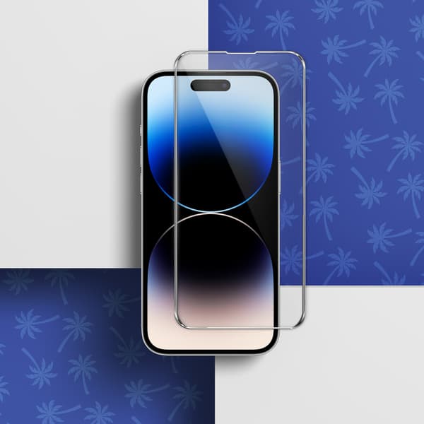 Diamond Palm hærdet glas til iPhone 14 Pro