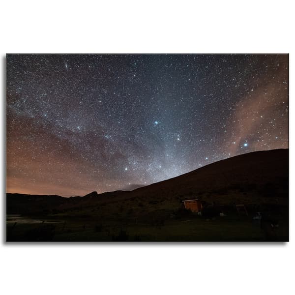 Canvastavla Rymden Stjärnhimmel 120x80
