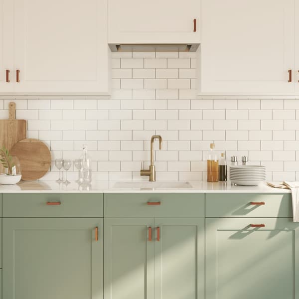 vidaXL skabsgreb 20 stk. bronze 64 mm rustfrit stål