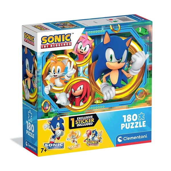 Superpussel med 180 bitar. Superfärgad Sonic 1