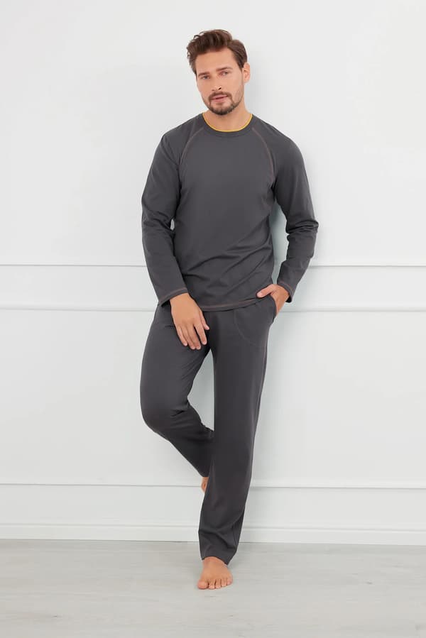 Salomon herr långärmad pyjamas, långbyxor S