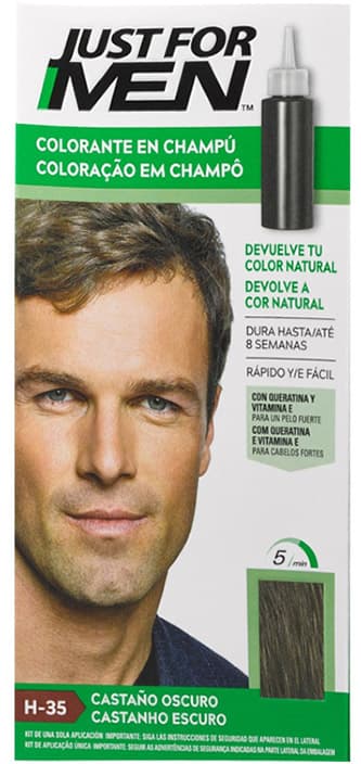 Just For Men Tummanruskea värjäysshampoo 27,5 ml