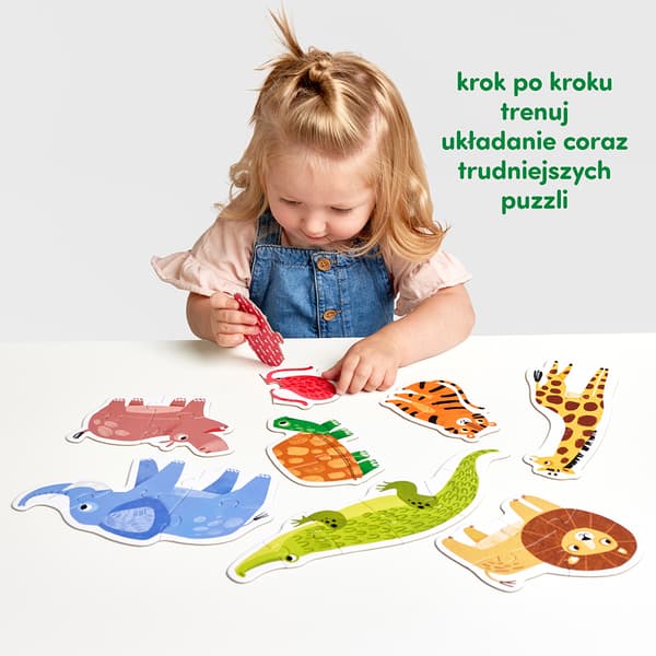CzuCzu Progressivt Pussel Vilda Djur