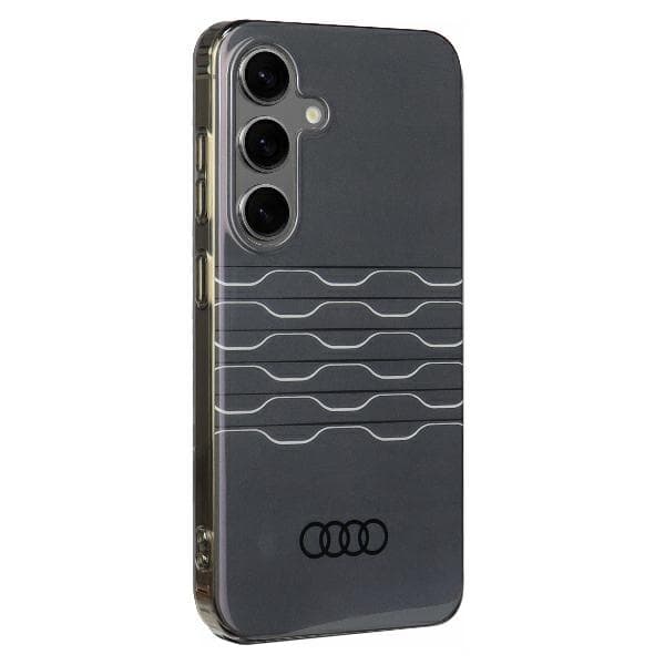 Audi IML Geometrisk Mønster Etui til Galaxy S24, Sort