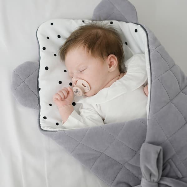 Royal Baby Swaddle Wrap Grå
