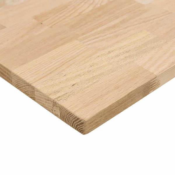 vidaXL køkkenbordplade, 100x63,5x2,7 cm, rektangulær, massivt egetræ