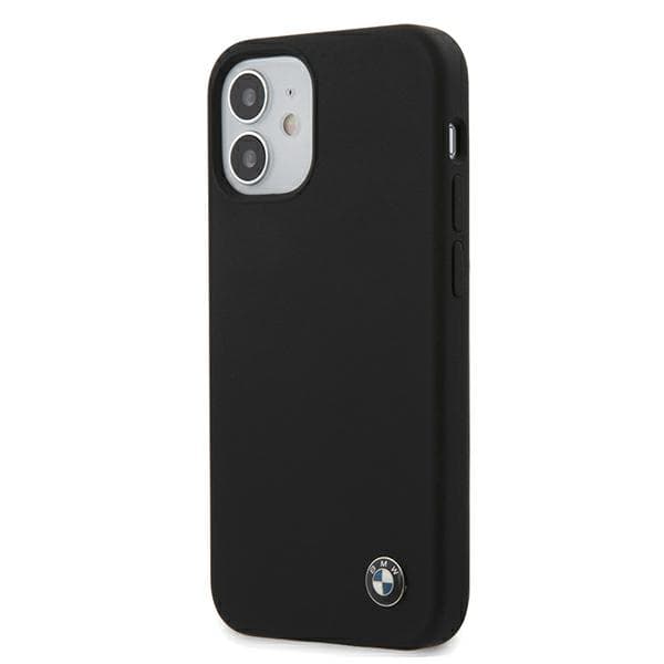 BMW Silikone Signature Logo Etui til iPhone 12 mini, Sort