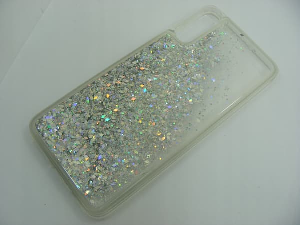 Bakstycke till Samsung GALAXY A70 silver + 9H GLAS