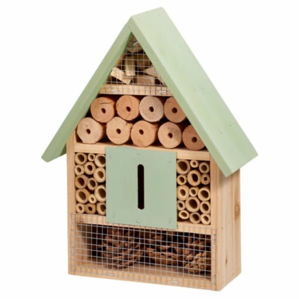 Bihus Grønt insekthotel i træ
