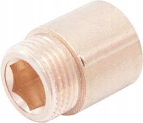 Mässingsförlängning 3/4” M/F - längd 40 mm SIZER