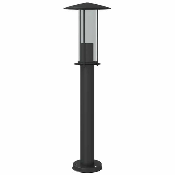 vidaXL havelampe sort 60 cm rustfrit stål