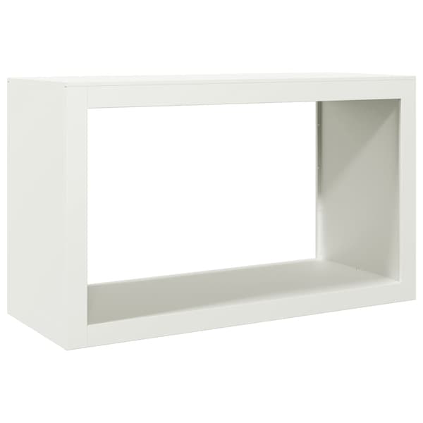 vidaXL Vedställ vit 100x40x60 cm stål