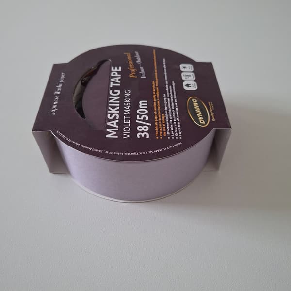 Dynamisk Violet Washi Tape Rispapir 38mm 50m