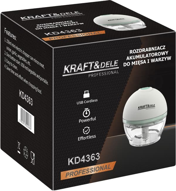 Sladdlös kött- och grönsakshackare 150 ml KD4363