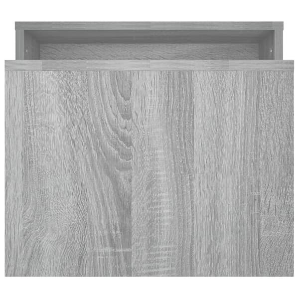 vidaXL Soffbord, grå Sonoma Ek, 100x48x40 cm