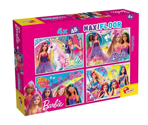 Dubbelsidigt pussel Maxi 4x48 Barbie