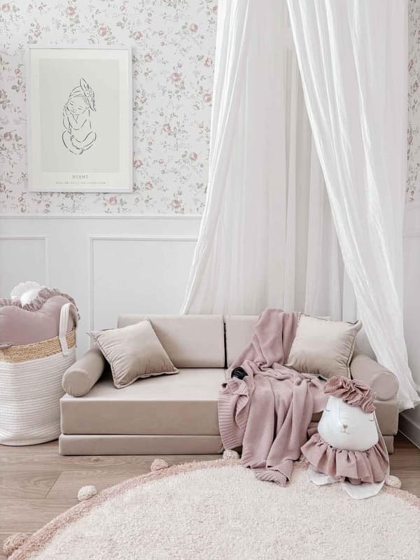 Lille hjul til Velvet Ecru sofaen