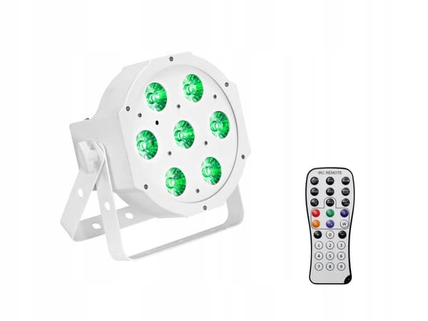 Eurolite LED SLS-7 HCL Golvvit - LED PAR-spotlight