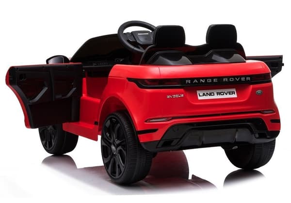 Range Rover Evoque kauko-ohjattava punainen LED-akkuauto