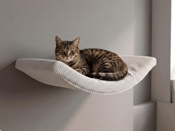 Arc Metal Kattehylde 75cm Lys Sølvgrå