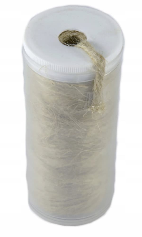 Agam linnefiber, spole i plasthållare, 80 g